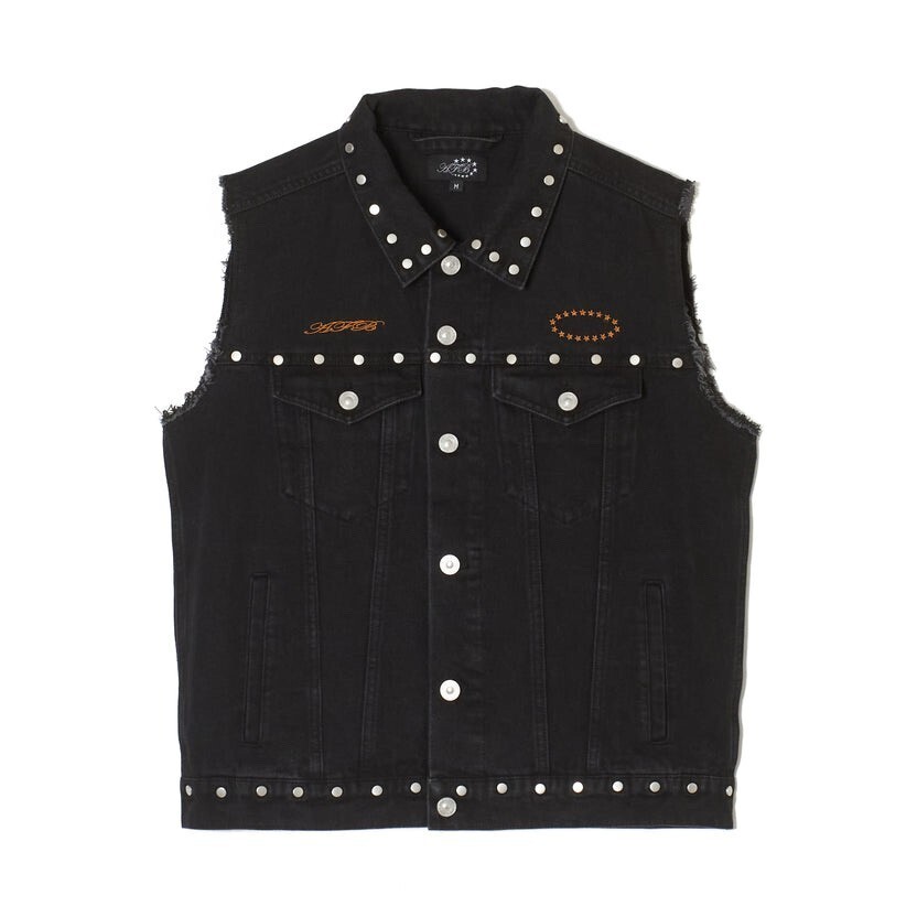 AFB STUDDED DENIM VEST