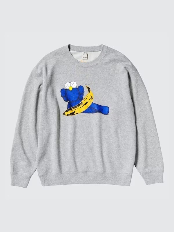 UNIQLO カウズ + ウォーホル スウェットシャツ