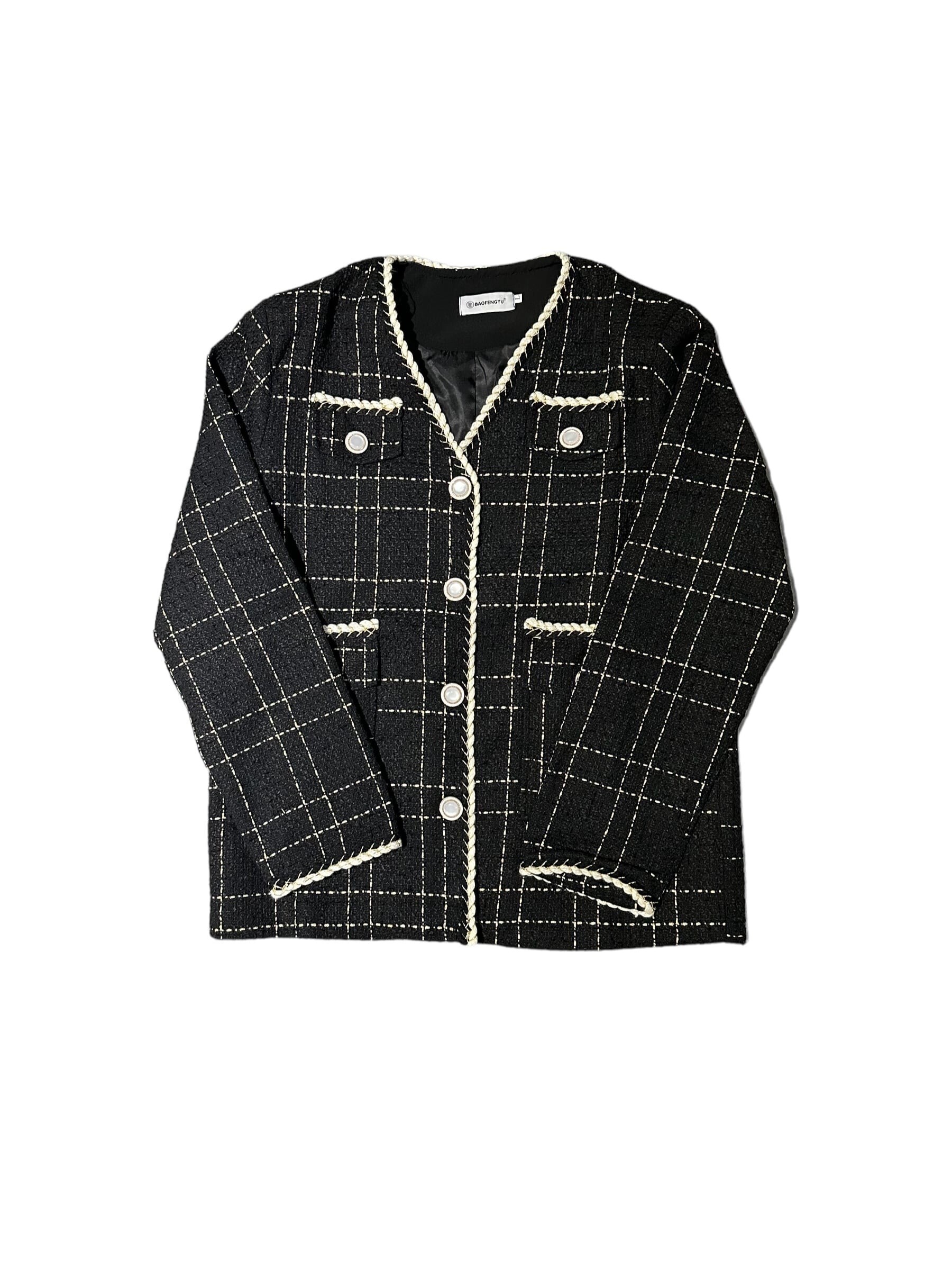 ALUDE design tweed jacket