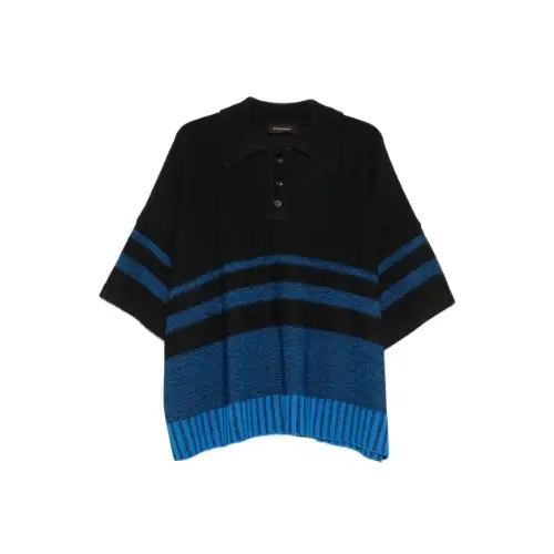 Wales Bonner stripe button knit top