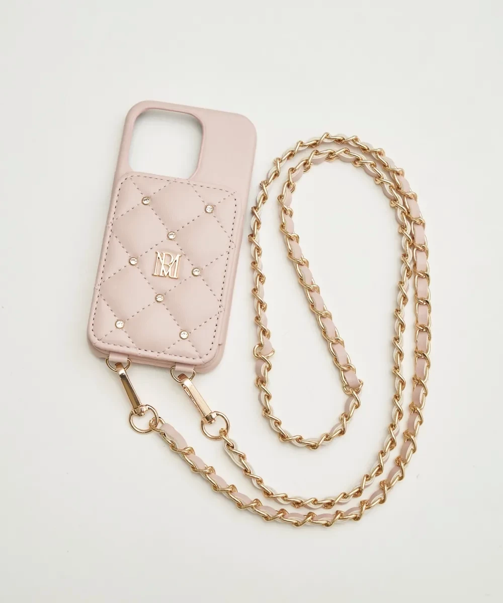 Rosé Muse quilting iPhone case【pink】