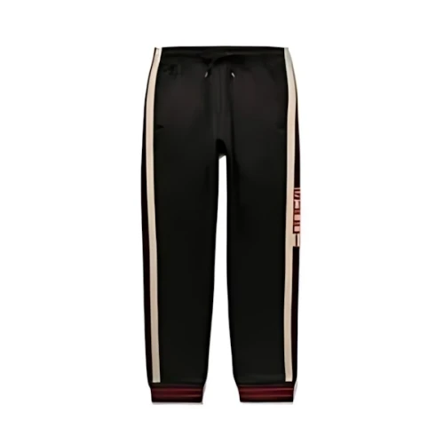 GUCCI Tapered Webbing-Trimmed Tech-Jersey Track Pants