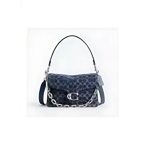 COACH チェーン タビー ショルダー バッグ・シグネチャー デニム