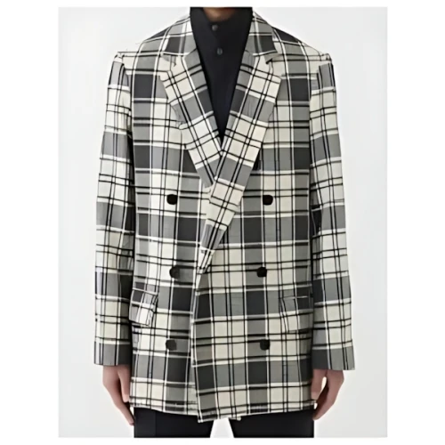 OVERCOAT Wool Cotton Double Breasted Jacket