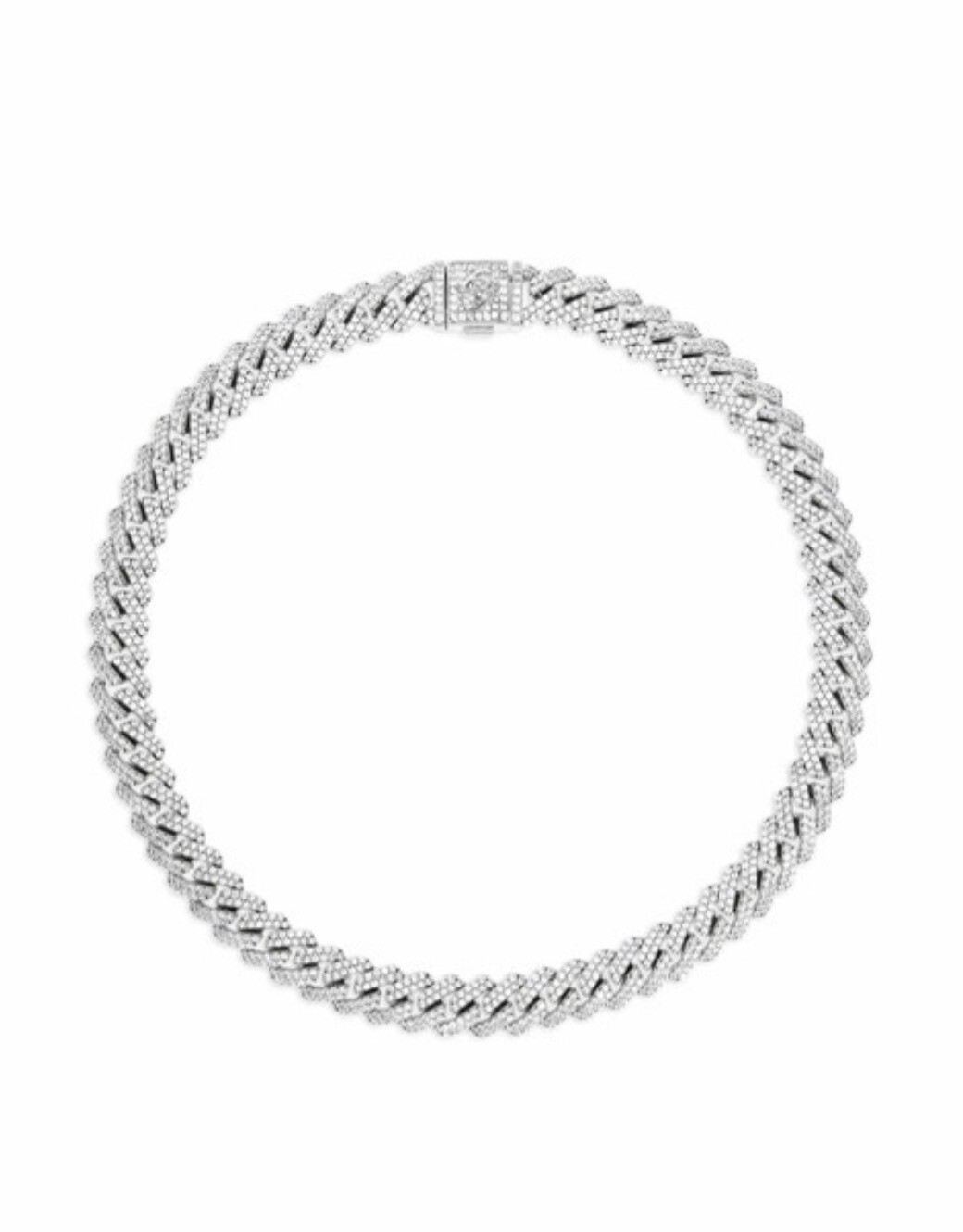 BLACK PURPLE BLACKLABEL Corbin Cuban chain necklace (46cm)