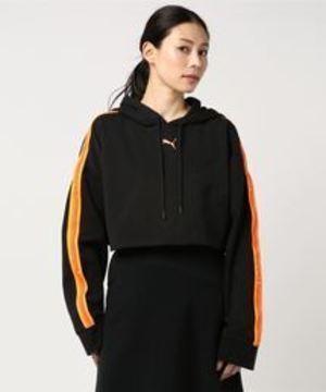 FENTY PUMA by Rihanna FENTY HOODED LS CROPPED SWEATSHIRT