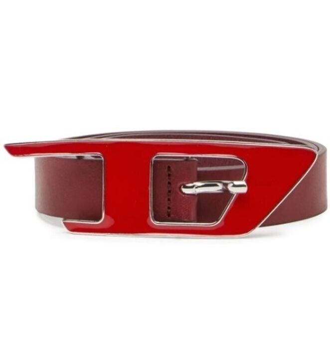 DIESEL Dバックル　レザーベルト