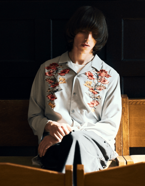 amok ERROR EMBROIDERY SHIRTS