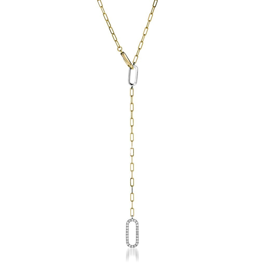 STAR JEWELRY K18/Pt950 ネックレス DIAMOND LINKS 2WAY NECKLACE