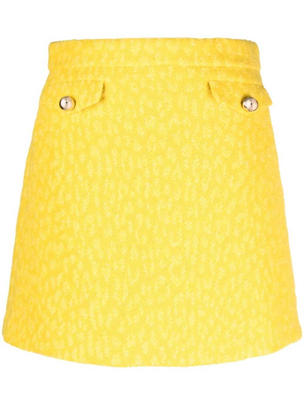 kate spade new york トーナル レオパード テクスチャード スカート