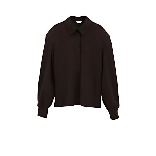 CLANE POWER SHOULDER POLO TOPS