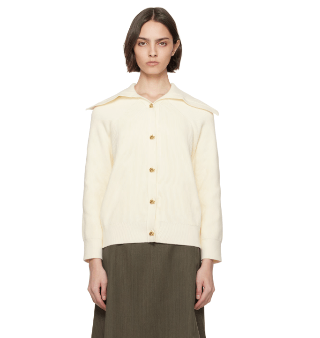 Bottega Veneta コットンリブ カーディガン