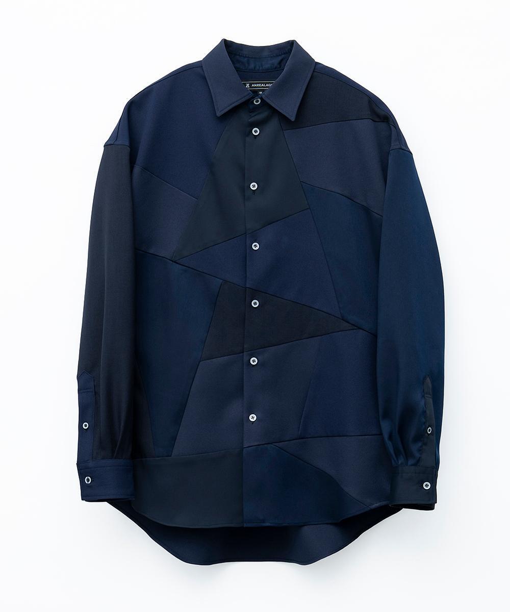 ANREALAGE PANEL PATCHWORK SHIRT