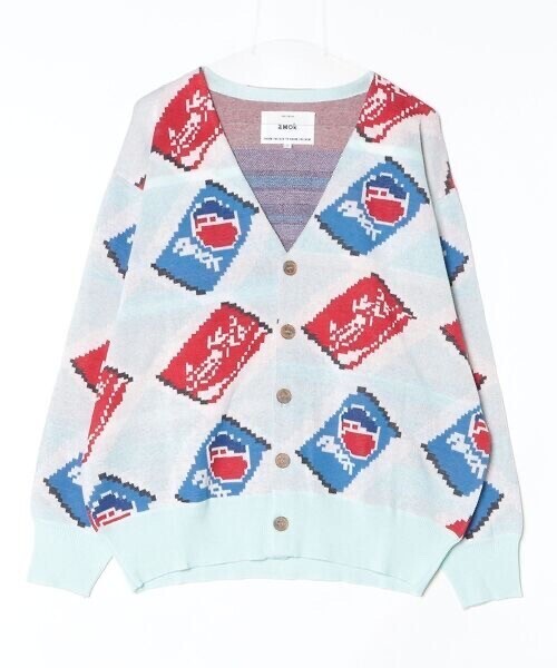 amok CAN ARGYLE KNIT CARDIGAN