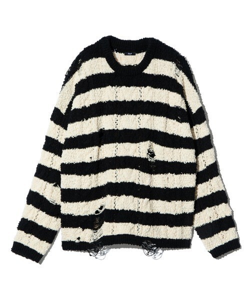 glamb Fluff Border Knit