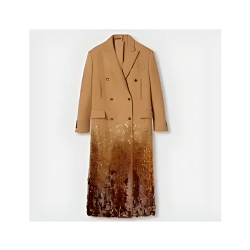 GUCCI Batavia wool coat with embroidery