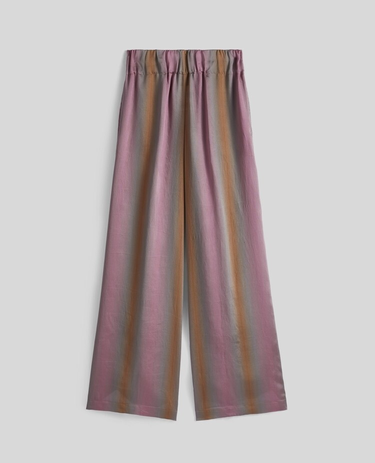 ASPESI SILK AND VISCOSE TWILL TROUSERS
