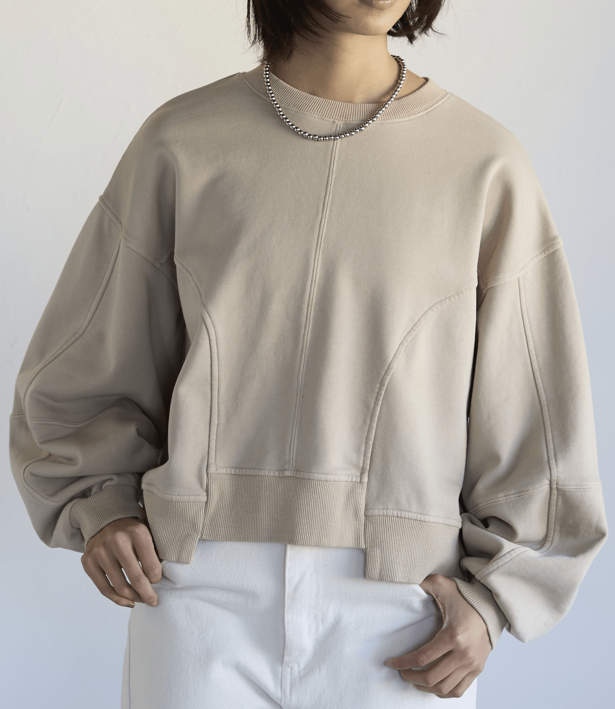 SOTT Pigment Short-Length Sweatshirt　ピグメント短丈スウェット