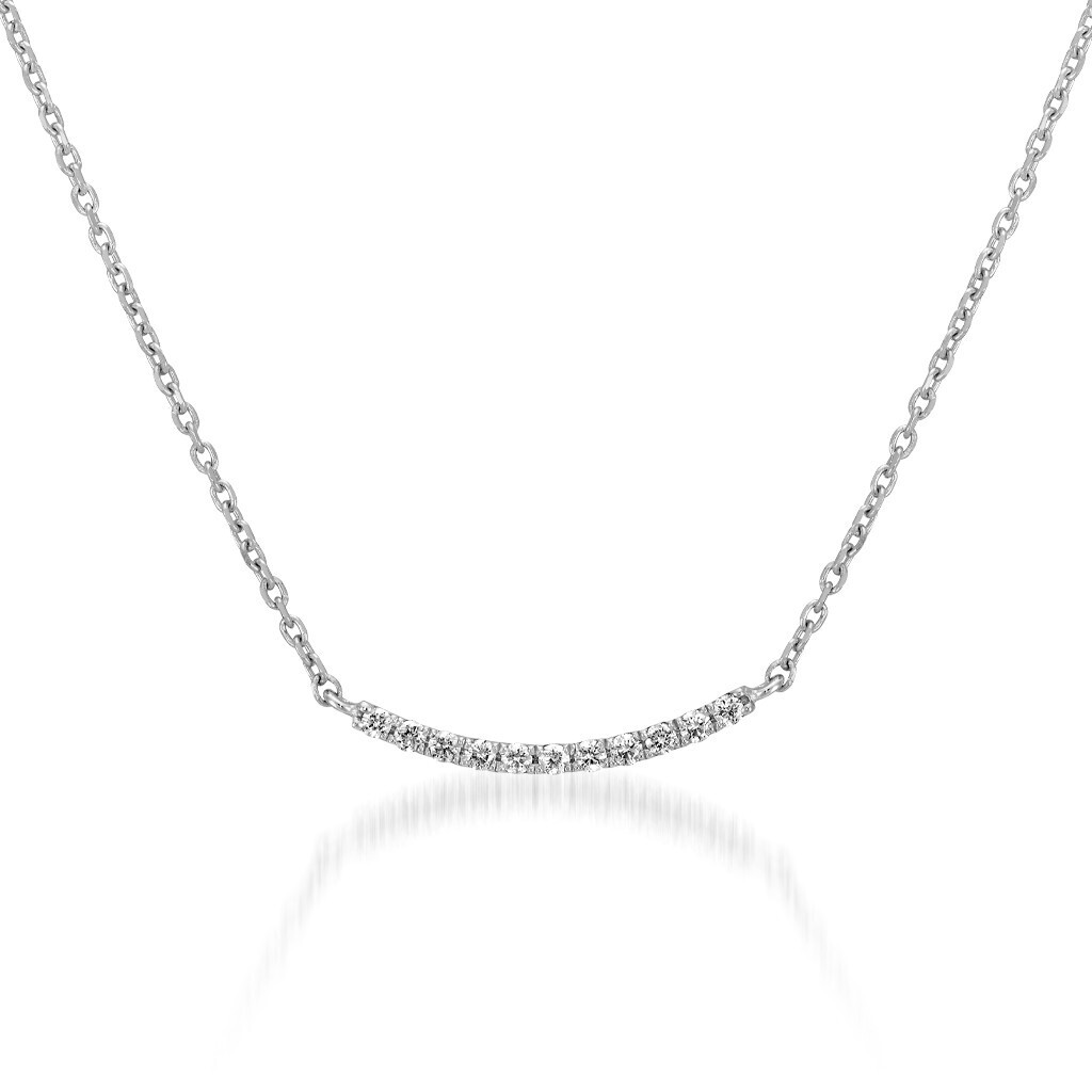 STAR JEWELRY Pt950 ネックレス DIAMOND LINE NECKLACE