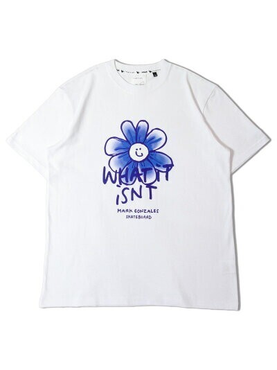 Mark Gonzales What it isNt フラワーアイコンプリント　Tシャツ