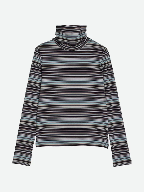 NOUNLESS MULTI BORDER TURTLE TOP
