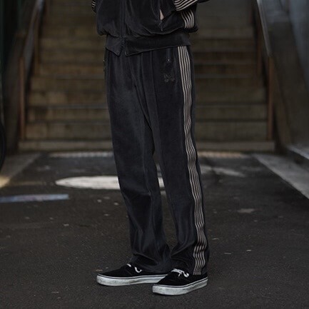 NEEDLES SP Narrow Track Pant C/PE Velour