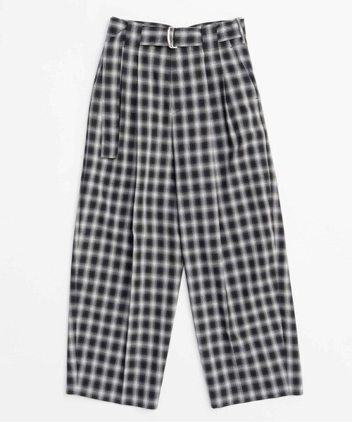 MAISON SPECIAL Two Tuck Barrel Trousers
