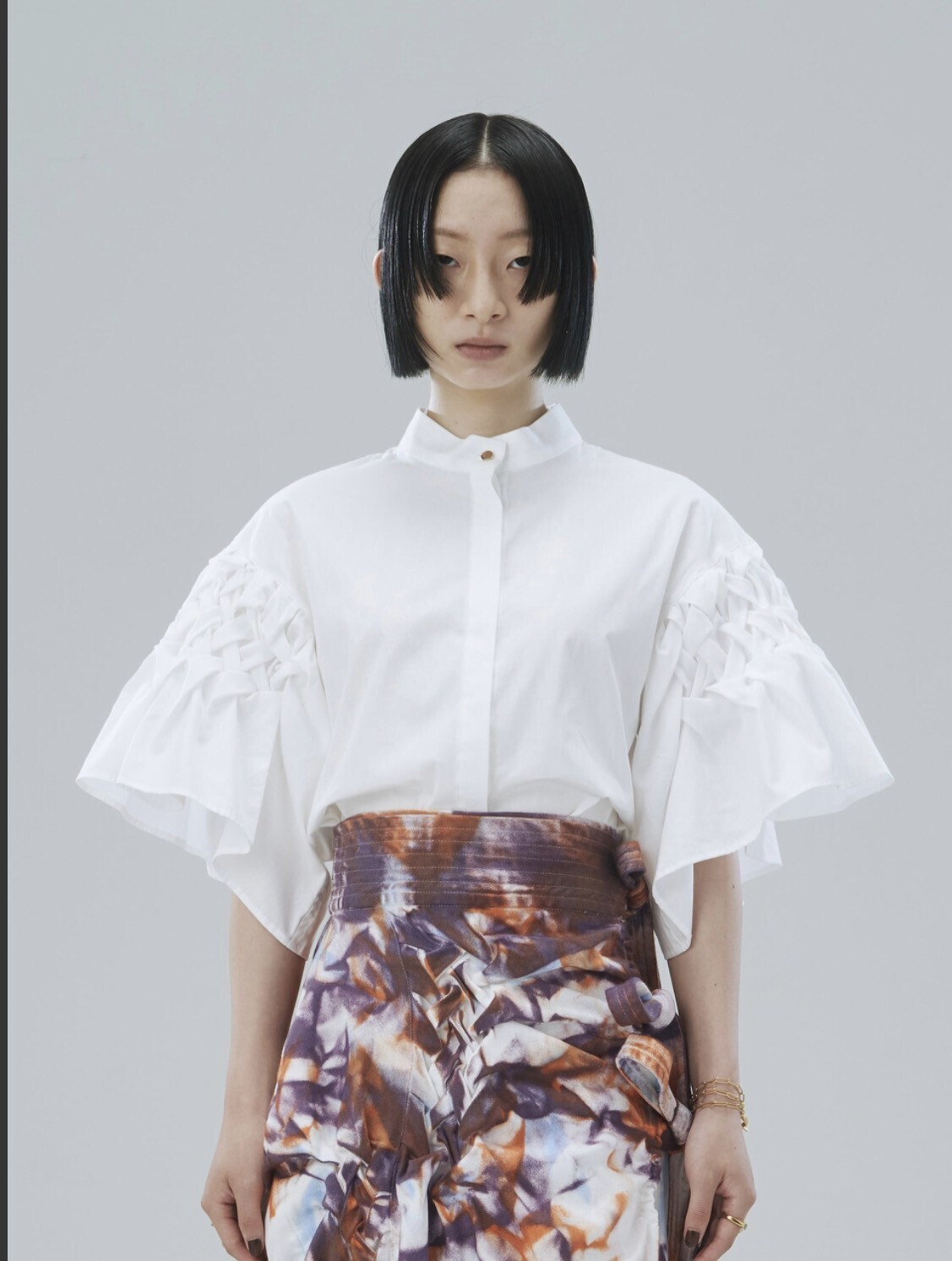Create Clair Standneck blouse