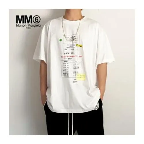 MM6 Maison Margiela ライブラリースタンプ Tシャツ