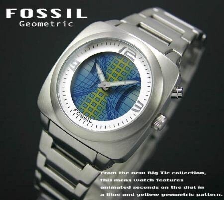 FOSSIL BigTic ジオメトリックメンズ
