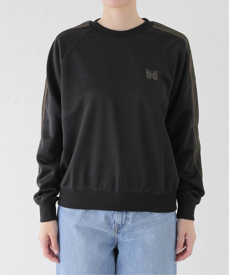 Needles Track Crew Neck SH-Poly Smooth