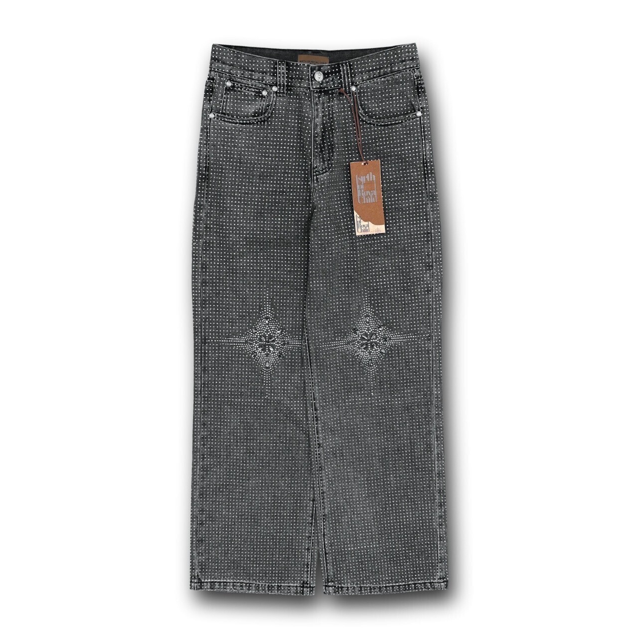 Birth Of Royal Child 20K Diamond Stellar Denim Pants