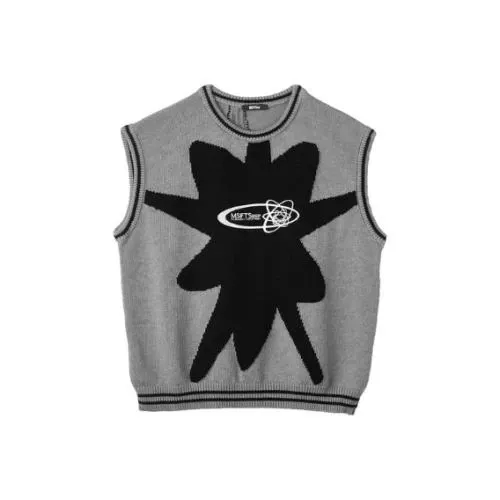 MSFTSrep Mystery School Uniform Black Flower Vest
