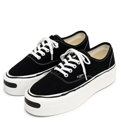 KAMIYA "へルク" プラットフォーム スニーカー / "HERC" PLATFORM SNEAKER / ブラック