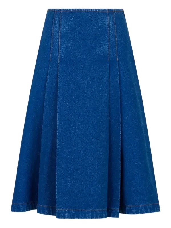 MARNI プリーツ　デニムスカート