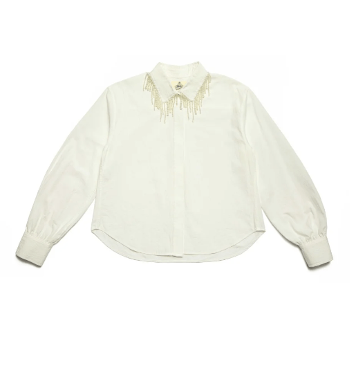 Hdxuly Sustainable Cardigan×Pearl Shirt