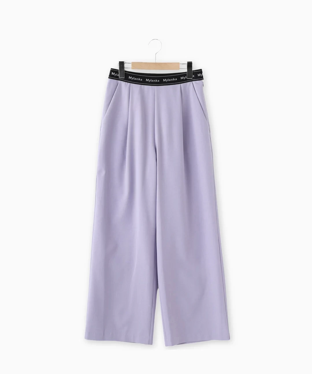Mylanka リネンライクタックパンツ