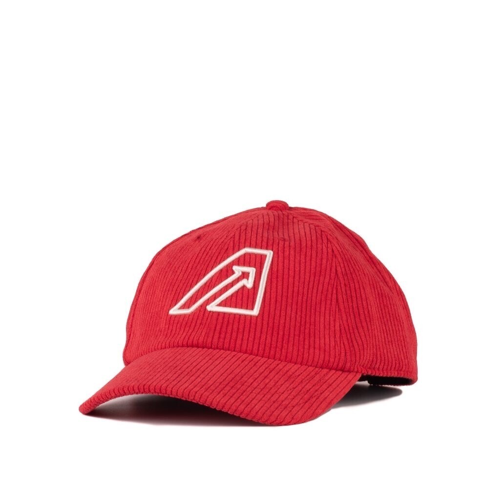 AUTRY RED VELVET BASEBALL HAT