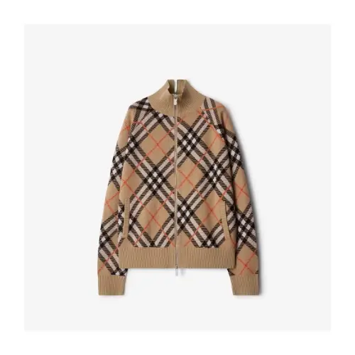 BURBERRY チェック ウールモヘアブレンド ジャケット