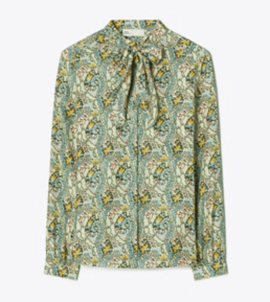 Tory Burch シルク ボウブラウス