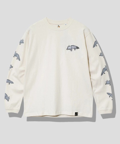 go slow caravan USA/C ウーパールーパーロングスリーブTEE