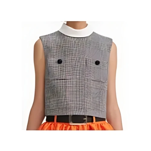 Self-Portrait Prince Of Wales Check Top