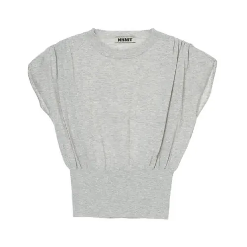 NKNIT sheer gather KNIT