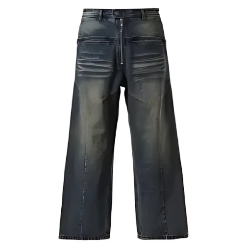 FILTH FRONT ZIP BAGGY DENIM / D.IND