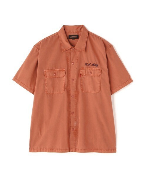 AVIREX SHORTSLEEVE FADED WORK SHIRT BLUE ANGELS