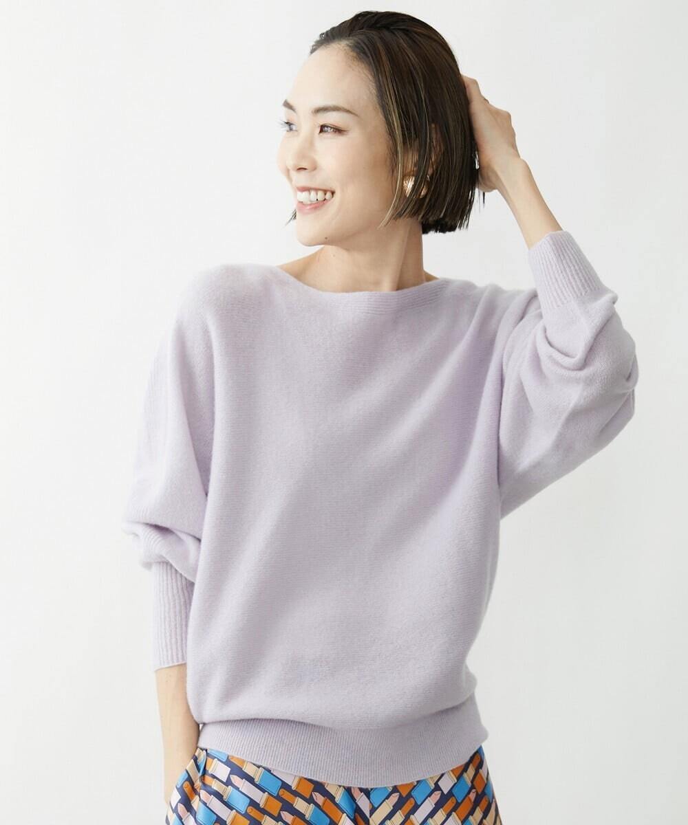 Michel Klein [定番人気]ホールガーメント(R)ドルマンスリーブニット