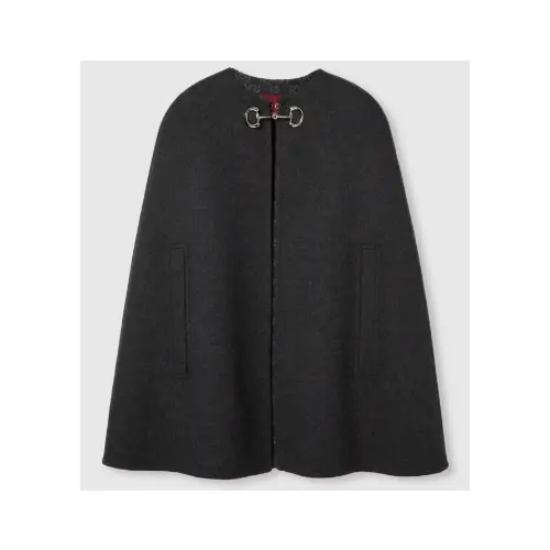 GUCCI ホースビット シルクウール ケープ