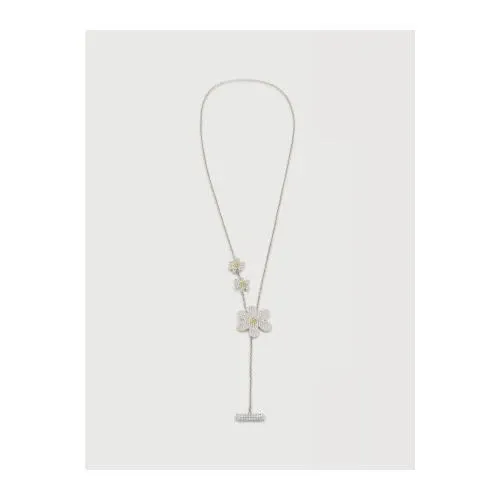 MARNI イエロー ラインストーン デイジーネックレス