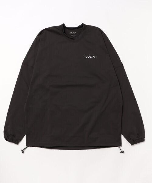 RVCA 長袖ラッシュガード/水陸両用 裾ドローコード/ドロスト UVケア ロンＴ