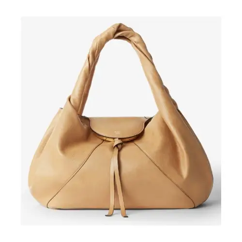 FENDI スパイ スモール ベージュレザー バッグ